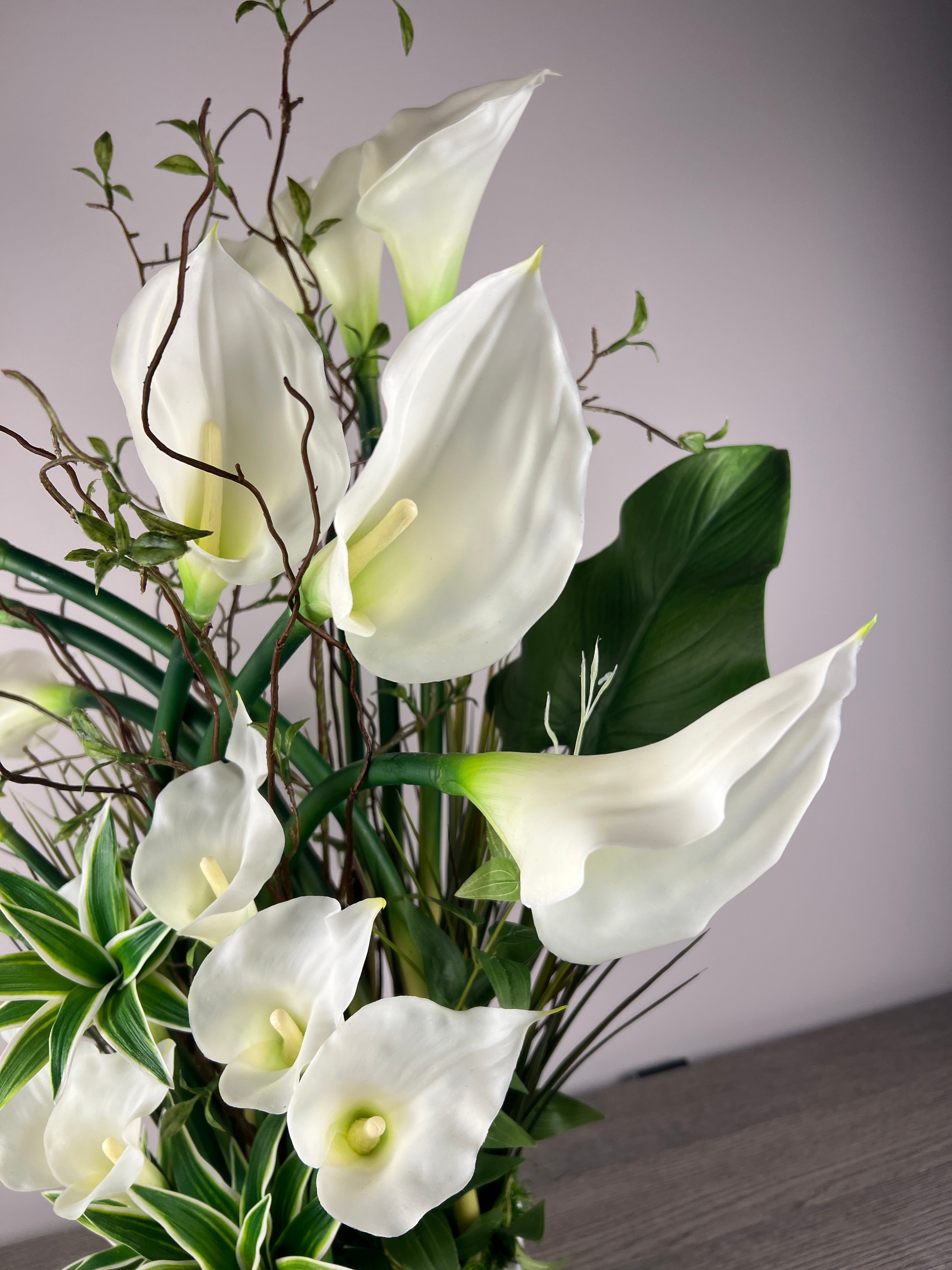 calla lily flower arrangement ideas White Calla Lilly Arrangement – ZDecor