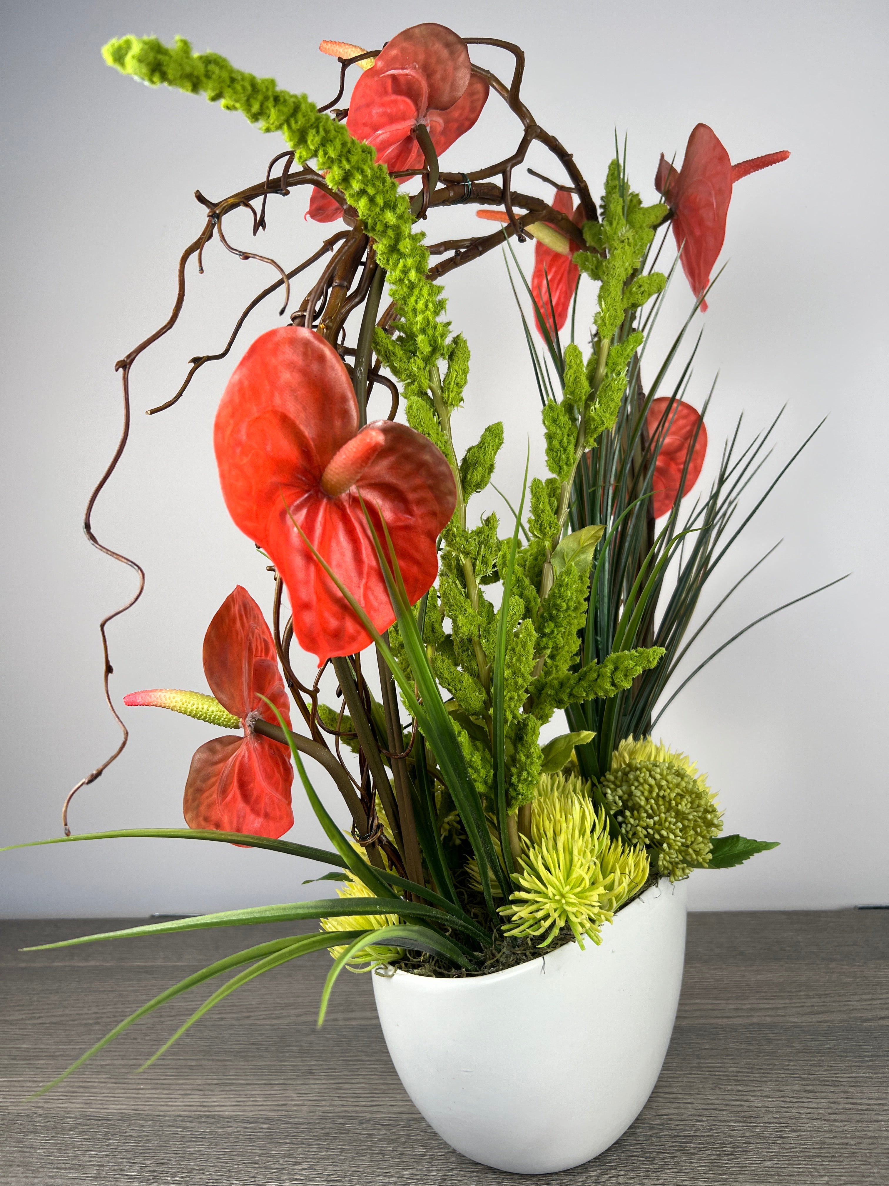 anthurium flower arrangement ideas Red Anthurium arrangement – ZDecor