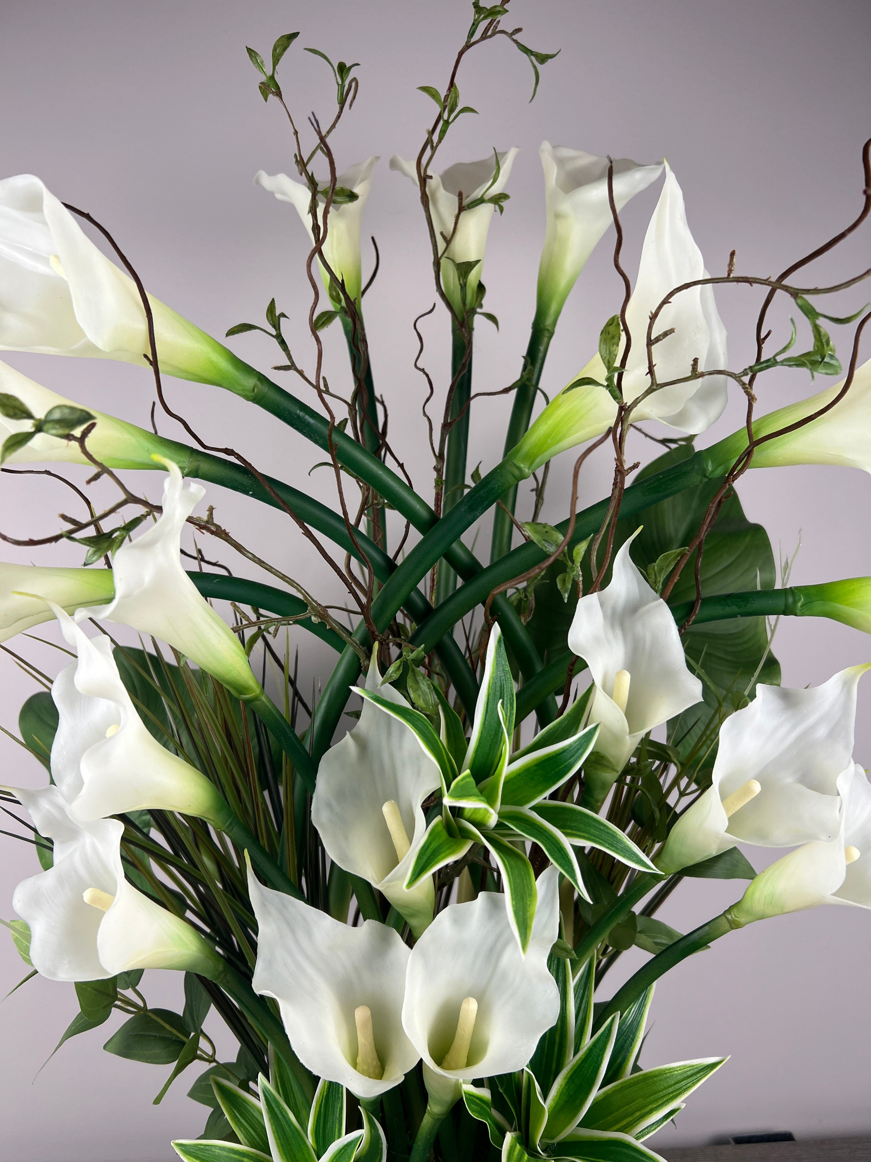 White Calla Lilly Arrangement