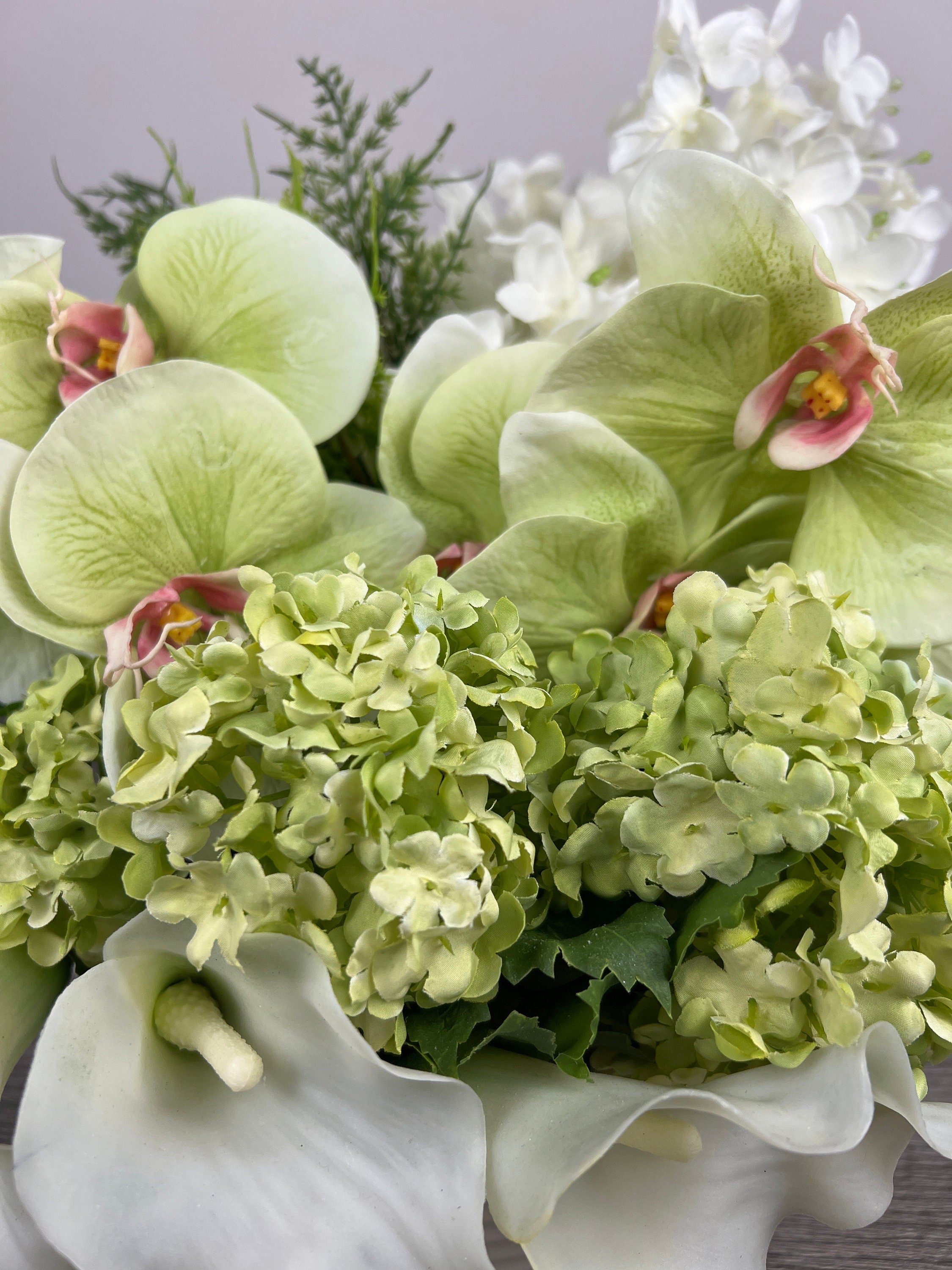 Neutral Hydrangea Orchid Mix