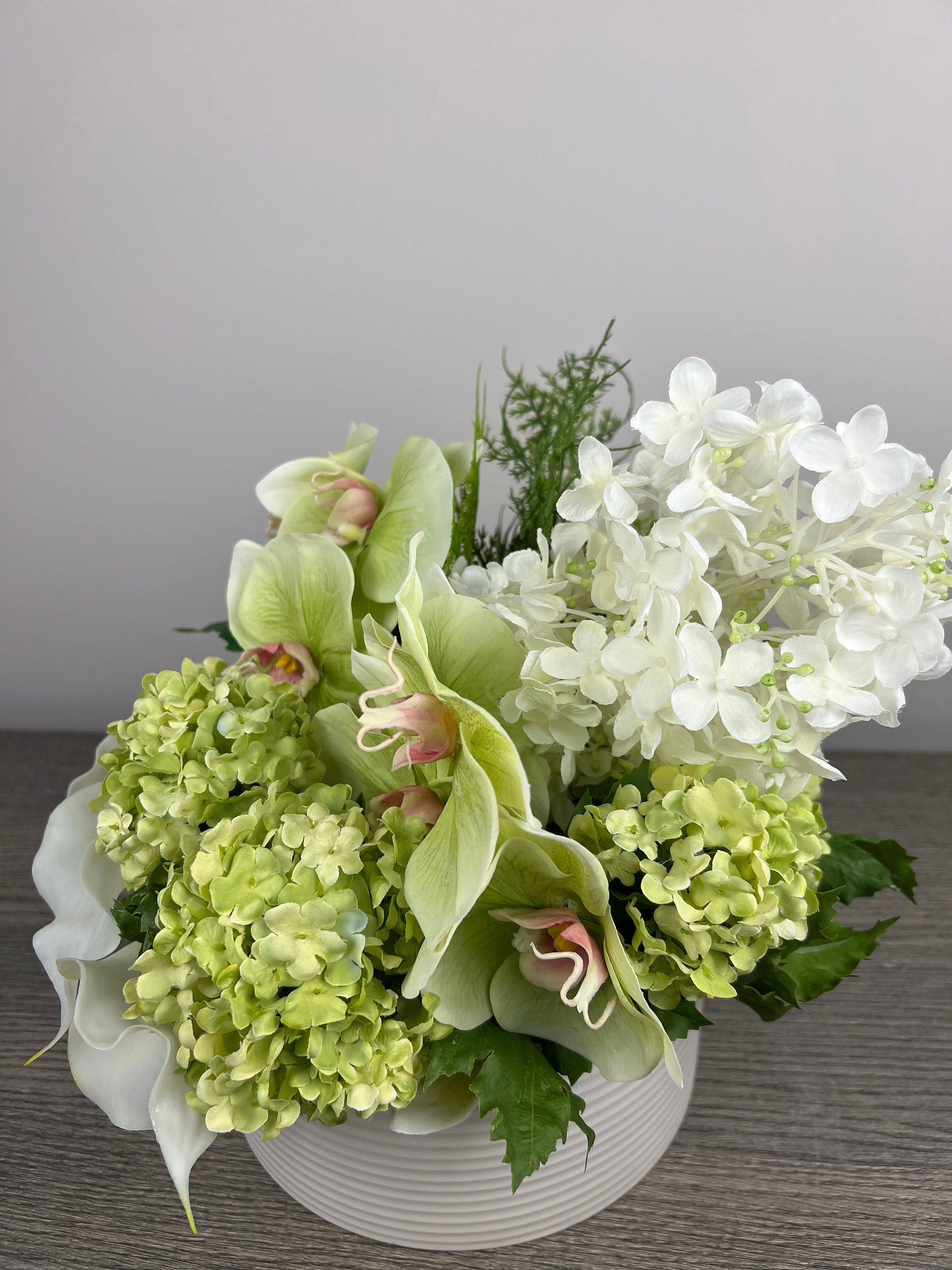 Neutral Hydrangea Orchid Mix