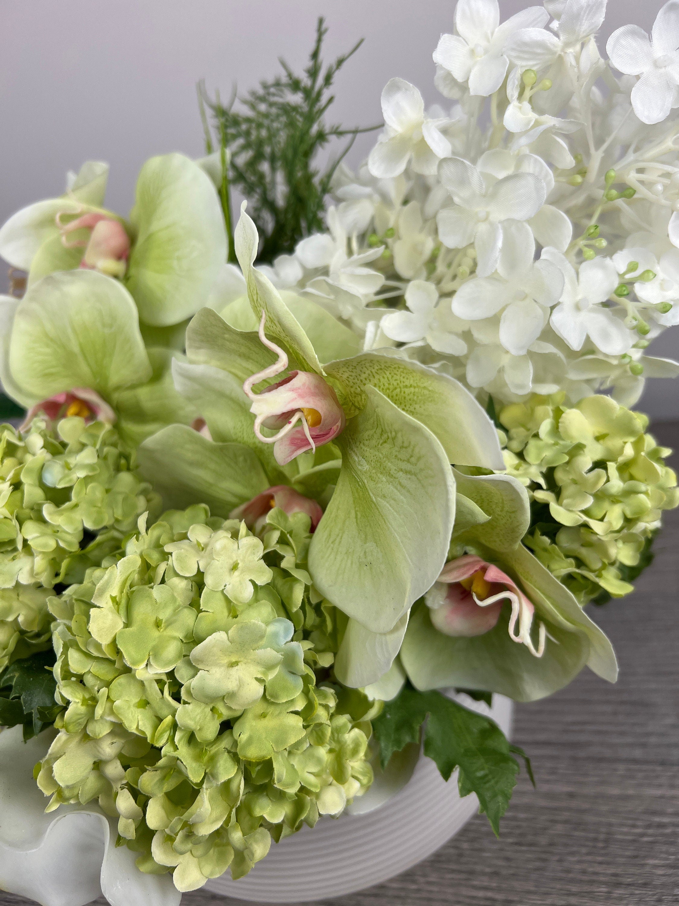 Neutral Hydrangea Orchid Mix