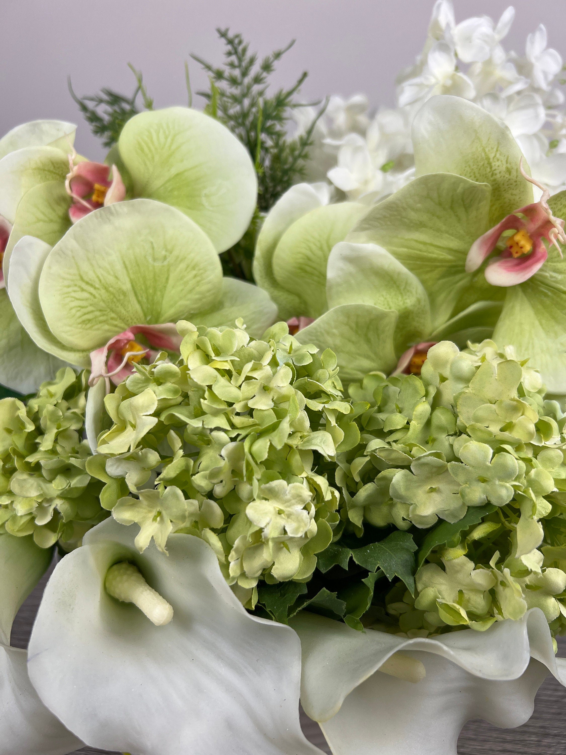 Neutral Hydrangea Orchid Mix