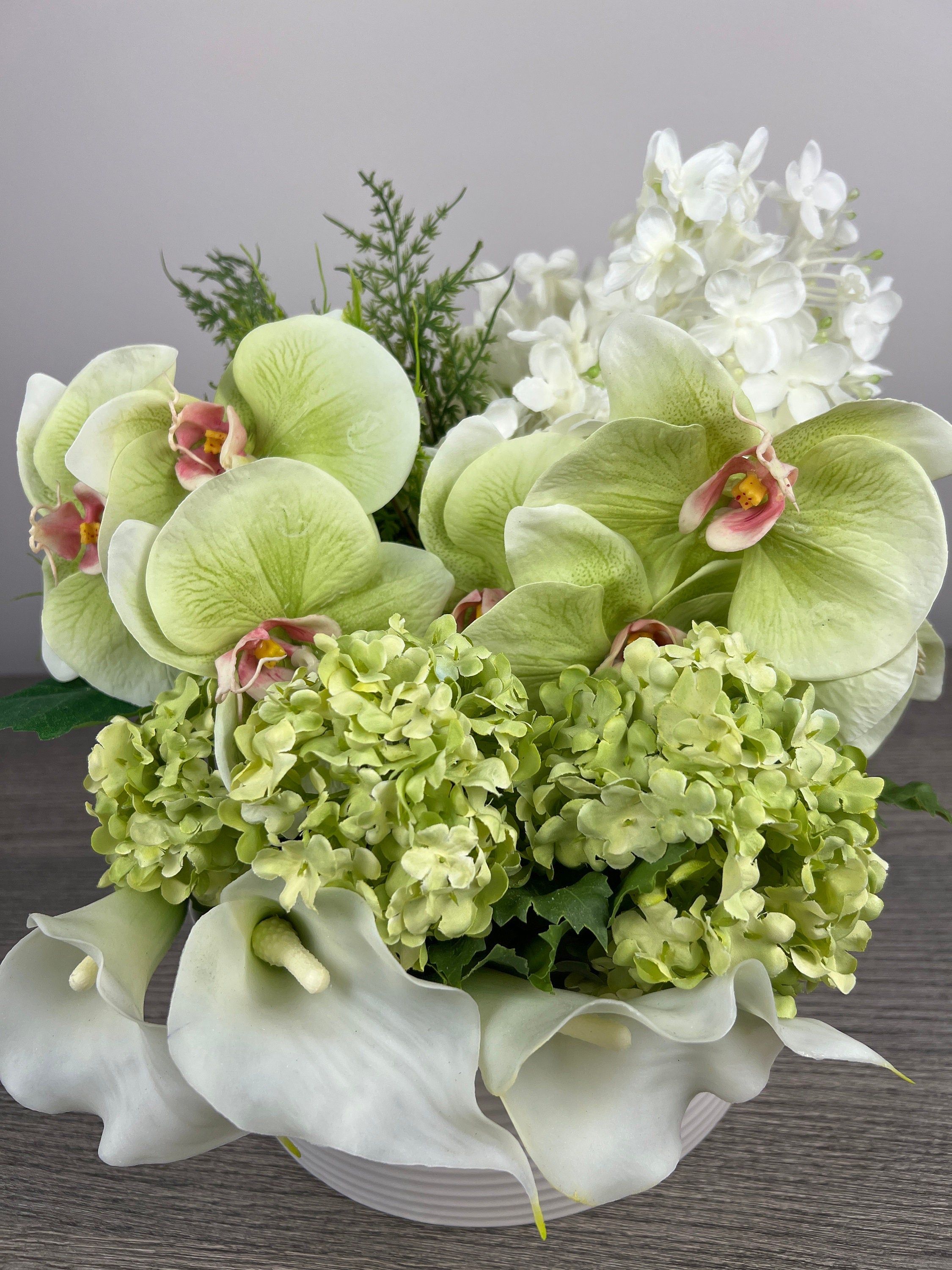 Neutral Hydrangea Orchid Mix